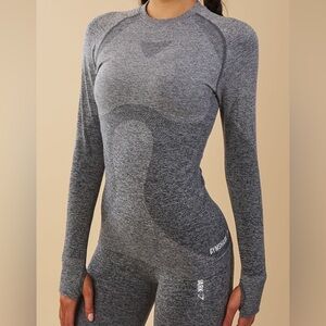 Gymshark seamless long sleeve top